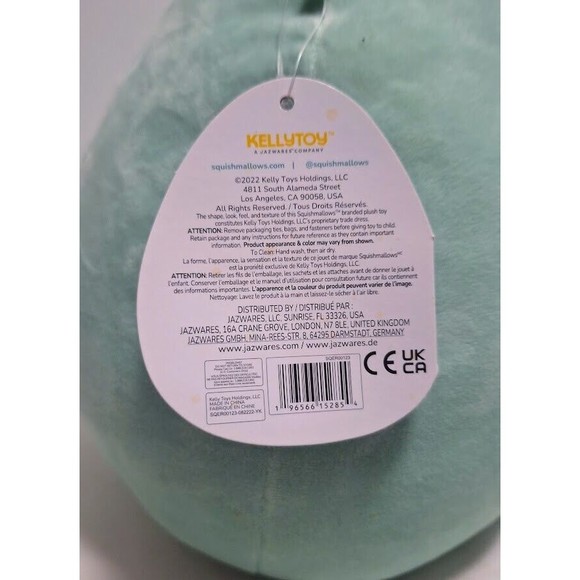 2022 KELLYTOY SQUISHMALLOWS 10" FRITZ THE FROG EASTER SPECIAL FLORAL PATTERN - Picture 4 of 7